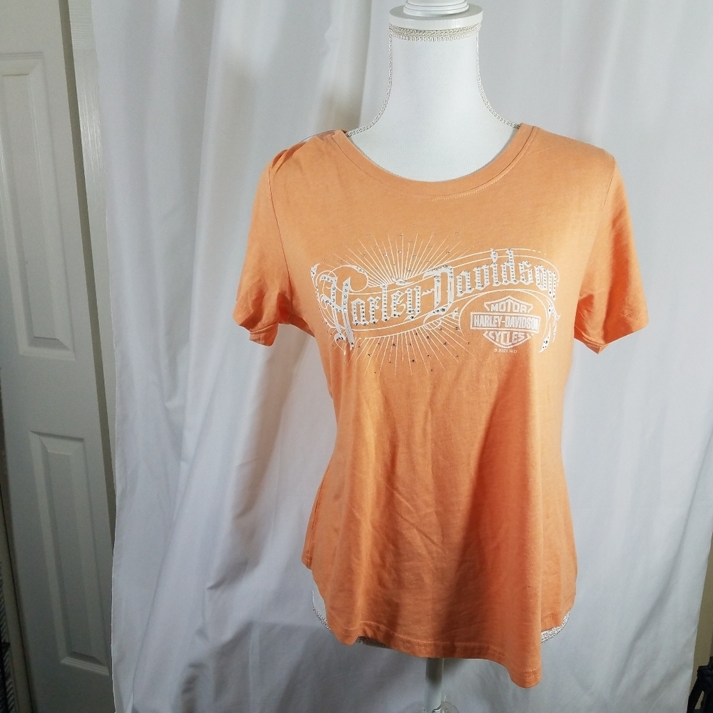 Harley-Davidson Finger Lakes Women's TShirt L NWT